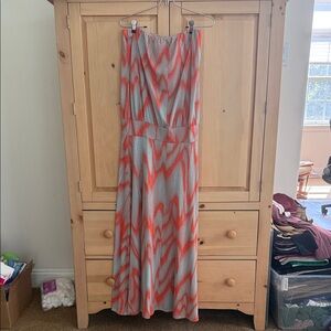 Veronica M sz L Vibrant Maxi Dress